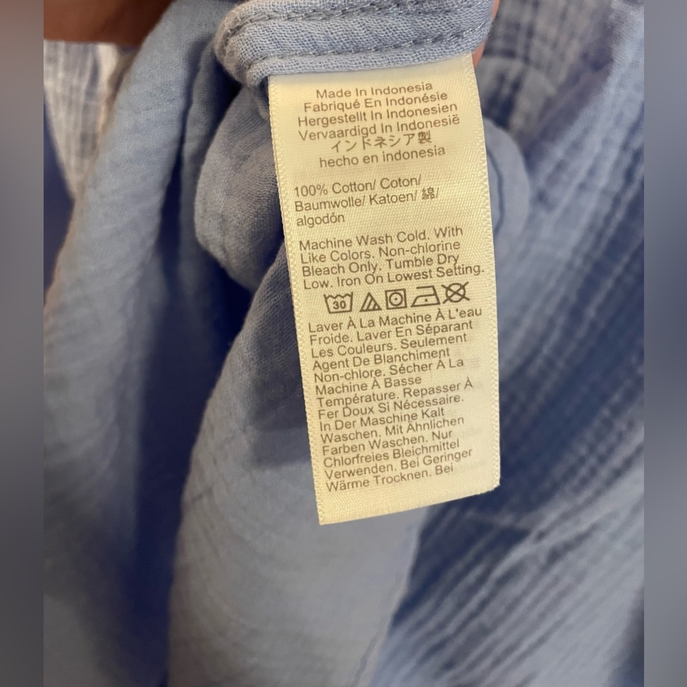 J Crew Double-gauze button-up shirt 100% Cotton | women’s medium - Picture 7 of 7